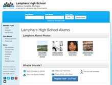 Tablet Screenshot of lampherehighschool.org